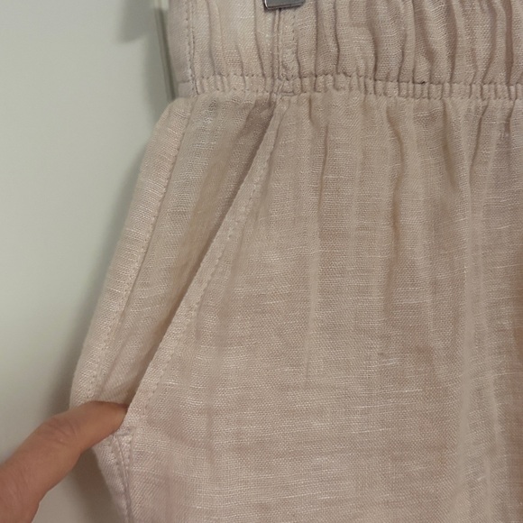 Cynthia Rowley Light Beige Linen Pants Size S - Picture 4 of 6